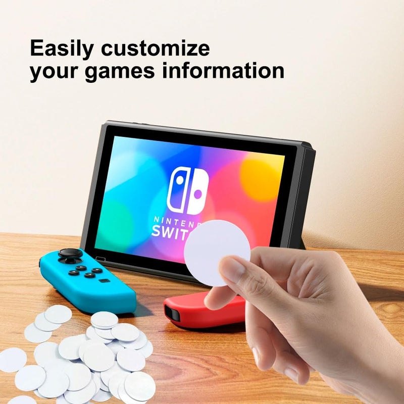 YANZEO 20 Pcs NTAG215 Chip NFC Round Cards NFC 215 RFID Tag with Box Compatible with TagMo and Amiibo, 504 Bytes Memory Fully Programmable for NFC-Enabled Devices - Image 4